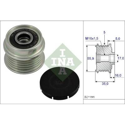 Předstihová spojka Schaeffler INA 535 0004 10 IN 535000410