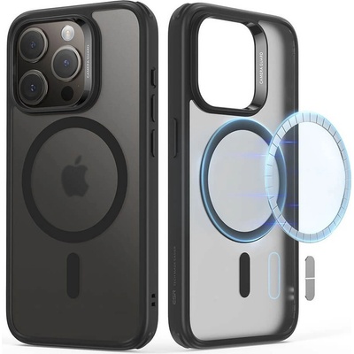 ESR Classic Hybrid HaloLock MagSafe Case - хибриден кейс с висока степен на защита с MagSafe за iPhone 15 Pro Max (черен-мат)