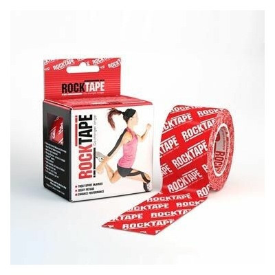 RockTape kineziologická páska dizajn logo červená 5 cm x 5 m