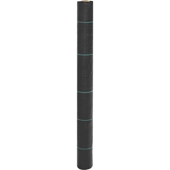 vidaXL Мембрана против плевели, черна, 1x100 м, PP (4005182)