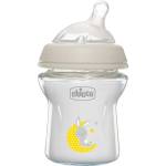 Chicco Стъклено шише Chicco - Natural Feeling, с биберон 0 м+, 150 ml, асортимент (N0238) - baby