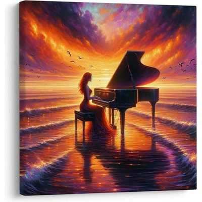 Obraz melodie v odlescích - 40x40