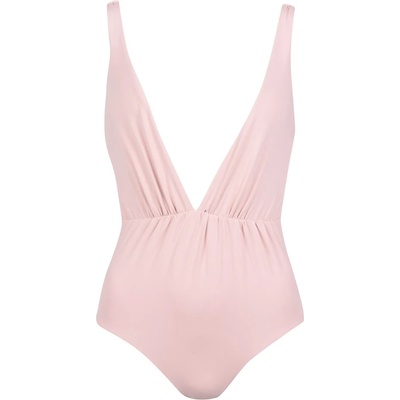 Firetrap Дамски бански костюм Firetrap Plunge Swimsuit Ladies - Blush