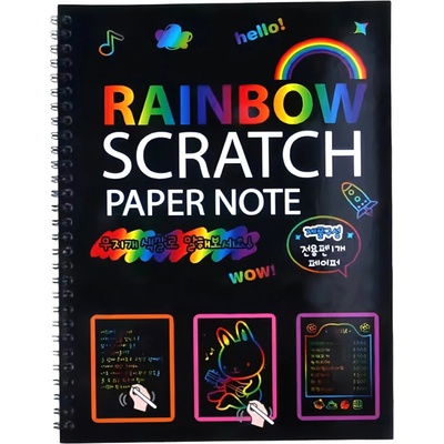 Kolorits Kolorits Vyškrabávací blok Scratch art 10 listů C5 – Zboží Mobilmania