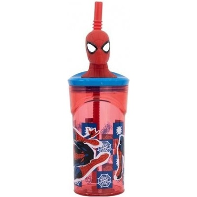 Stor plastový 3D pohár s figúrkou Spiderman 360ml 74766