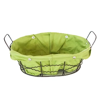 Image 1 of Jin bo yang Панер ЕЛИПСА МЕТАЛ/ТЕКСТИЛ 4 цвята 25*20*8 см (0120950)