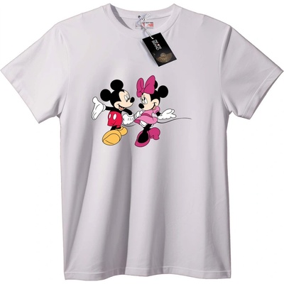 NOONEBRAND Тениска Mickey и Minnie - 7XL, White