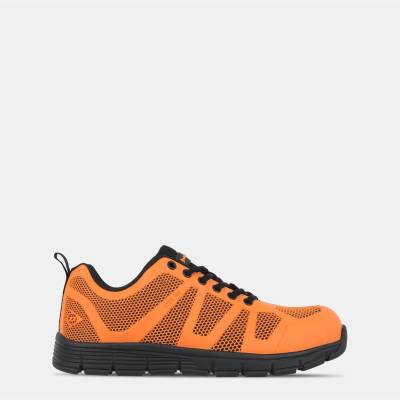 Dunlop Мъжки обувки Dunlop Reno Steel Toe Cap Shoes Mens - Black/Orange