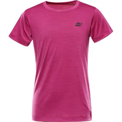 Alpine Pro Детска бързосъхнеща тениска ALPINE PRO BASIKO fuchsia red ALPINE PRO | Rozov | Момчешки | 92-98