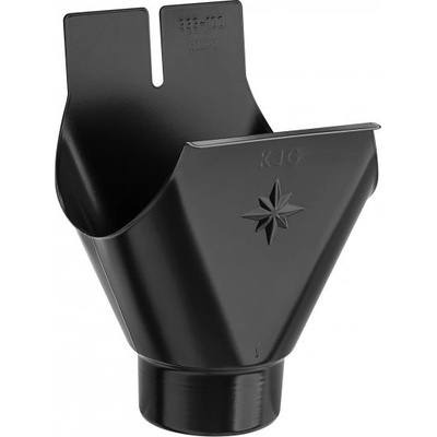 KJG Kotlík žlabový 330 / 80 mm intenzivně černý