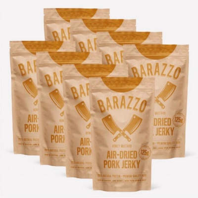 Barazzo Jerky Pork Honey Mustard 8 x 125 g