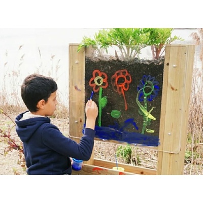 Classic World Edu Edukačná drevená tabuľa pre pozorovanie hmyzu Classic World Edu EKO