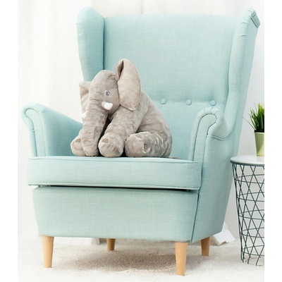 Dear Bear Plyšový slon Elephant 50 cm - sivý