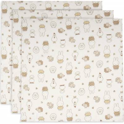 Jollein 70x70 cm Miffy Family Farm 3 ks