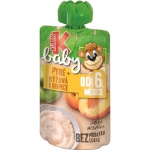 Kubík Baby kapsička meruňka jablko rýžová krupice 100 g