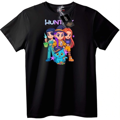 NOONEBRAND Тениска Halloween Вещица и Приятели - 6XL, Black
