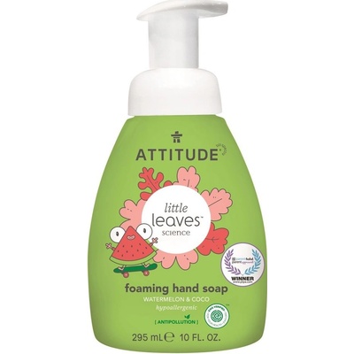Attitude Dětské pěnivé mýdlo na ruce Little leaves s vůní melounu a kokosu 295 ml
