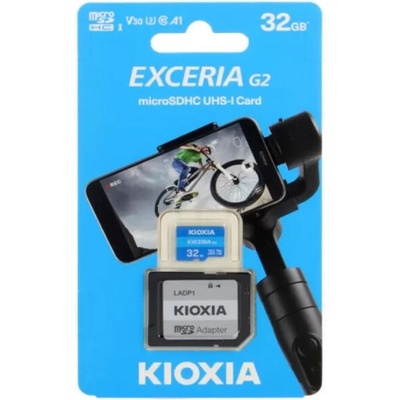 Toshiba KIOXIA Exceria G2 microSDHC 32GB U3/V30 (LMEX2L032GG2)