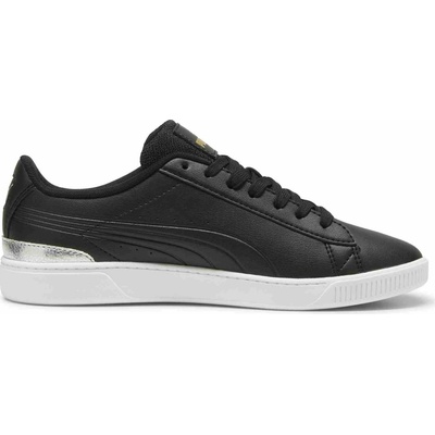 Puma dámske tenisky VIKKY V3 METALLIC SHINE čierna zlatá strieborna biela