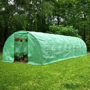  Оранжерия 10х3х2м с 2 врати и 20 прозореца uv защита 30кв. м