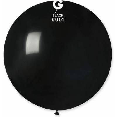 Balón latex 80 cm čierny SMART