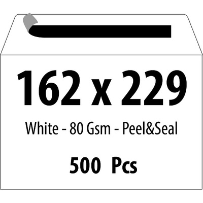 ZARFSAN Zrs самозалепващи пликове С5, 162х229 мм (11201011)