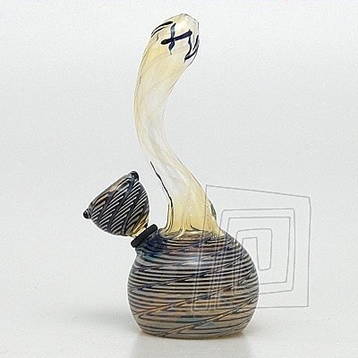 Pyrex Bong Cobra modrá 16 cm