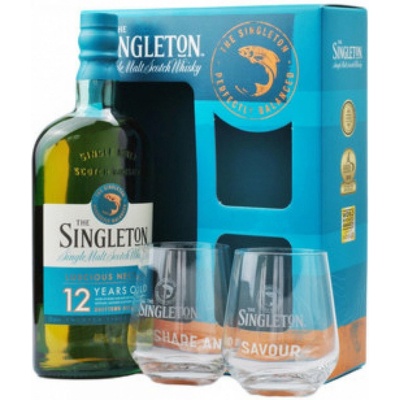 Singleton of Duffton 12y 40% 0,7 l (dárkové balení 2 sklenice)