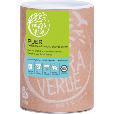 Tierra Verde Puer bělicí prášek a odstraňovač skvrn 1 kg dóza