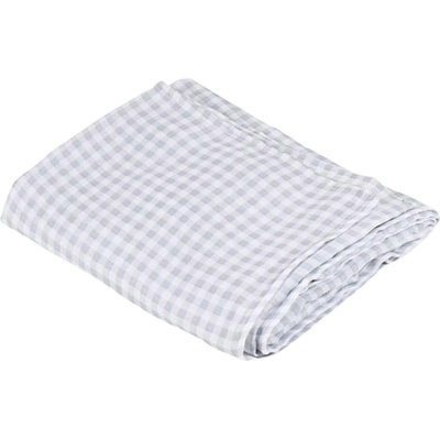 Bonjourbebe Муселинова пелена Bonjourbebe - Vichy Grey, 120 x 120 cm (32VC45009)