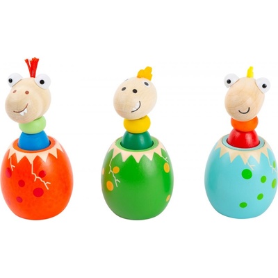 Small Foot Dinosaurie vajcia so zvukom 1 ks Oranžová