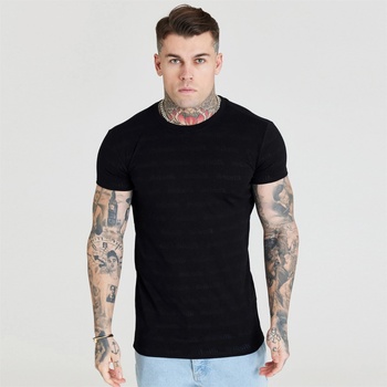 Image 1 of SikSilk Тениска SikSilk Men's Regular Fit T-Shirt - Black