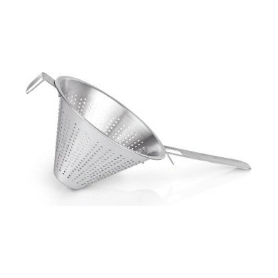 Cedník špičák 23 cm otvory 2 mm nerezový