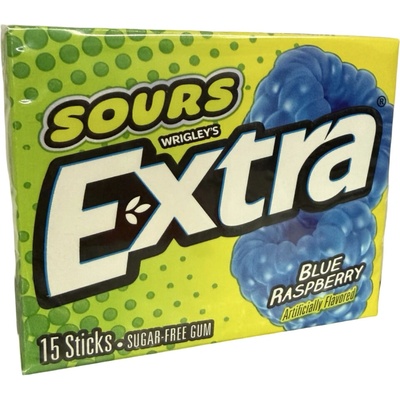 Wrigley's Extra Sours Blue Raspberry 40,5g