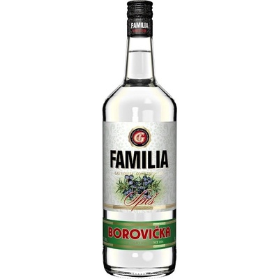 GAS FAMILIA Borovička 35% 1 l (čistá fľaša)