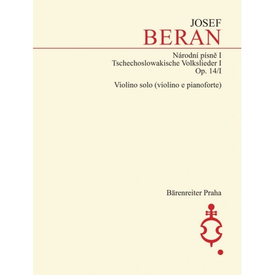 Národné a ľudové piesne pre husle a klavír op. 14/I Jozef Baran