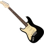 Stagg Eлектрическа китара за лява ръка SES-30 BK LH by Stagg