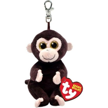 Přívěsek na klíče TY Plyšový Matteo hnědá opička 43107