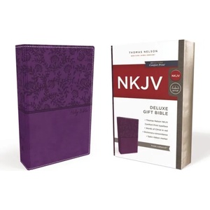 NKJV, Deluxe Gift Bible, Leathersoft, Purple, Red Letter, Comfort Print | Thomas Nelson (ISBN: 9780718075262)
