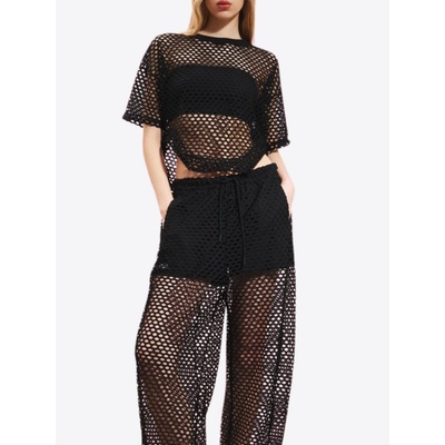 #VDR Mesh Black tričko