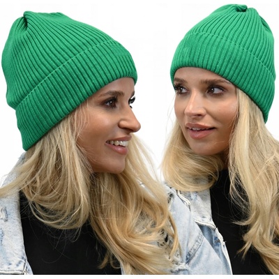 Fashionweek Módní dámská čepice beanie ZIZI-N1 Zelená