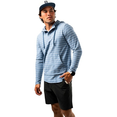 Bauer LTWHT Stripe Hoodie Blue Horizon