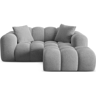 Cosmopolitan Design Светлосив шенилов ъглов диван (десен ъгъл) Treno - Cosmopolitan Design (COS_RC_S_214_F1_TRENO6)