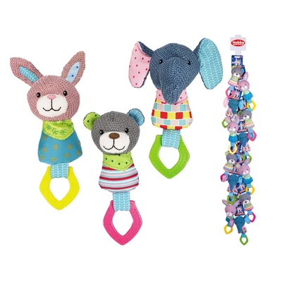 NOBBY Играчка за куче живетно от плат и гумен кръг 21-25 см nobby Германия 63938