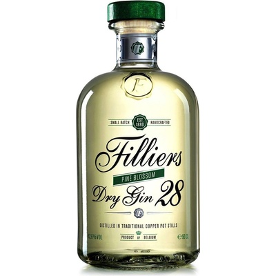 Filliers Dry Gin 28 Pine Blossom 42,6% 0,5 l (čistá fľaša)