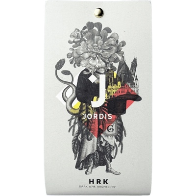Jordi's 67% hořká HRK s malinami 50 g