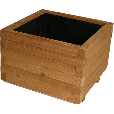 Krušnohorský Nábytok Drevený kvetináč Flor THERMOWOOD 42 x 42 x 31 cm prírodný 1KVT2