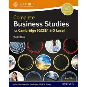 Complete Business Studies for Cambridge IGCSE (R) and O Level | Brian Titley, Catherine Dolan (ISBN: 9780198425267)