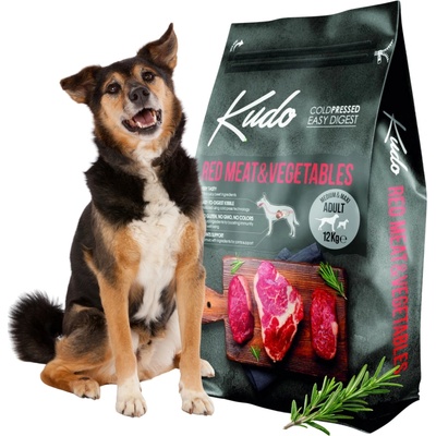 Kudo Medium Maxi Adult červené mäso a zelenina 12kg