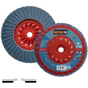 Nástroje cz Kotouč lamelový 125 mm M14 80 IM-9-125-080RP 20 ks